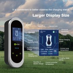 ZENCAR EVSE nagy OLED kijelzvel