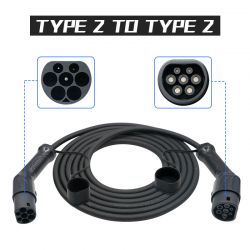 Type2-Type2 csatlakozó Type2-Type2 csatlakozó