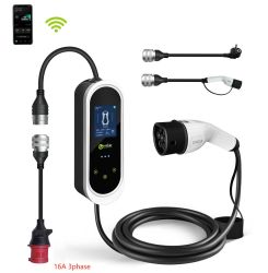  ZENCAR ePRO -3 in 1 - 11kW WIFI elektromos aut otthoni tlt, utcai tltkbel, fali konzol, kbeltart