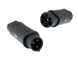 EVCHARGER Type2 - T1 (aut oldal) 32A adapter elektromos aut tlthz