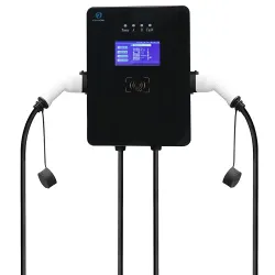  22KW (11KW*2) Dupla, elektromos aut tlt - OCPP1.6J, WIFI, 4G